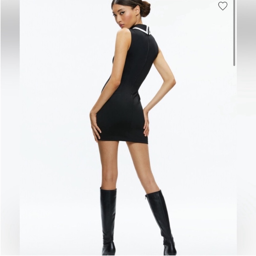 Alice + Olivia Wynell Collared Mini Dress - Picture 2 of 6